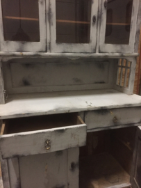 Brocante buffetkast in grijs