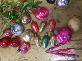 Brocante kerstversieringen