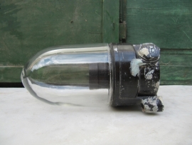 exterior shed light on a bakelite base