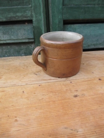 French pottery jar with handle