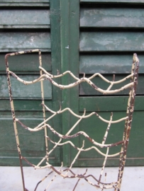 Brocante wine rack metal