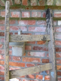 Brocant houten ladder