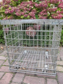 Metalen korf stapelbaar