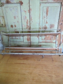 Vintage metal shelf