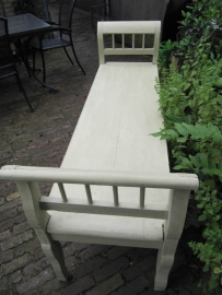 Old wooden sofa