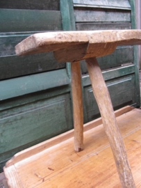 Super leuk houten bankje uit 1927