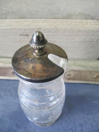 Old brocante French  mustard pot