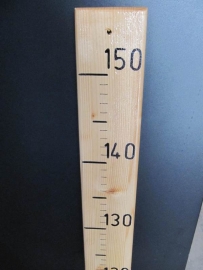 Houten groei-meetlat