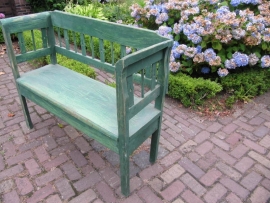Kleine houten bank