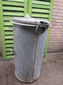 Zinken vuilnisbak 110 liter