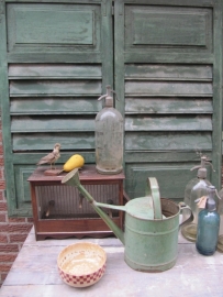 Brocante gieter groen