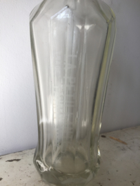 Antieke spuitfles helder glas