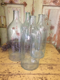 Old bottle with small neck clear