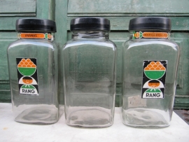 Brocante candy jar from Rang with bakelit lid