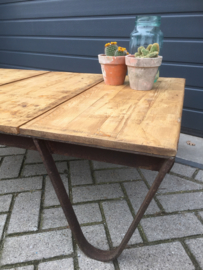 Industriële pallet (salon)tafel*