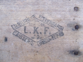 Houten veilingkist