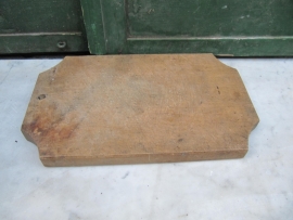 Oude brocante snijplank rechthoekig