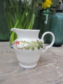 Brocante koffiepot, suikerpot en melkkannetje als set