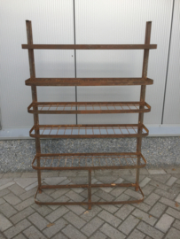 Antique high industrial rack