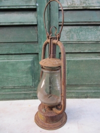 Old Oil Lamp with broken glass