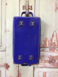 Brocante geëmailleerde braadslee
