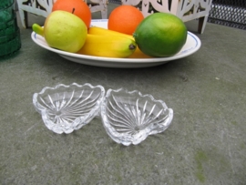 Brocante luxe glazen hart
