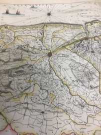Oude kaart van Vlaanderen