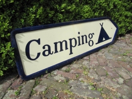French old sign "Camping"