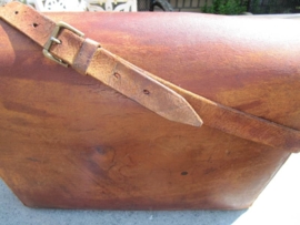 Old big leather bag