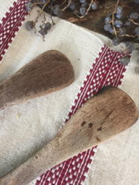 Brocante houten spatel