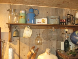 Brocante oude koperen scheepsbel