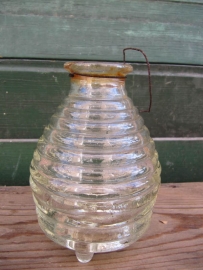 Old glass wasp trap