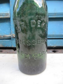 Oude bierfles groen F&R de Keyn Brasseurs Leefdael