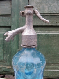 Spuitfles fel blauw