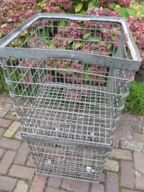 Metalen korf stapelbaar
