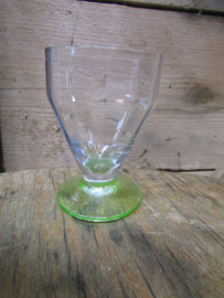 Glaze with green foot