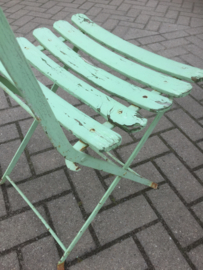 Brocante Franse klapstoel