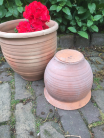 Set of ancient terracotta pots