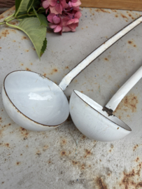 Brocante Pollepel, set van 2