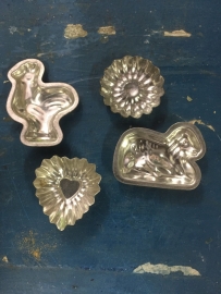 Set mini bakvormpjes