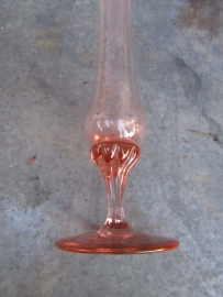 Brocant French pink vase