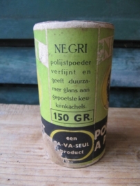 Oud blikje/busje Negri polijstpoeder