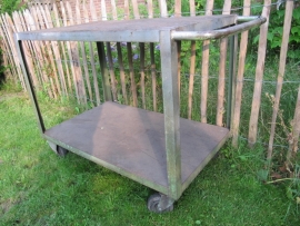 Brocante industrial shelf truck ***