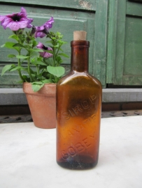 French antique medicine bottle Sirop de Laxatif Gobey