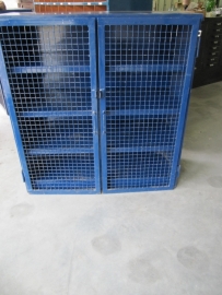 Tough metallic 2 door wardrobe
