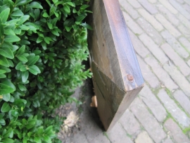 Oude Antieke grote eiken houten heel mooi gedecoreerde lijst