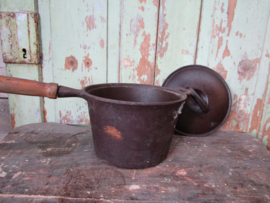 Ancient cast iron pan