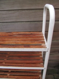 Very nice old mobile bread or pies rack