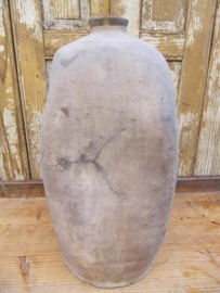 Oude aardewerk oliekruik