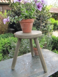 Brocante around old milk stool
